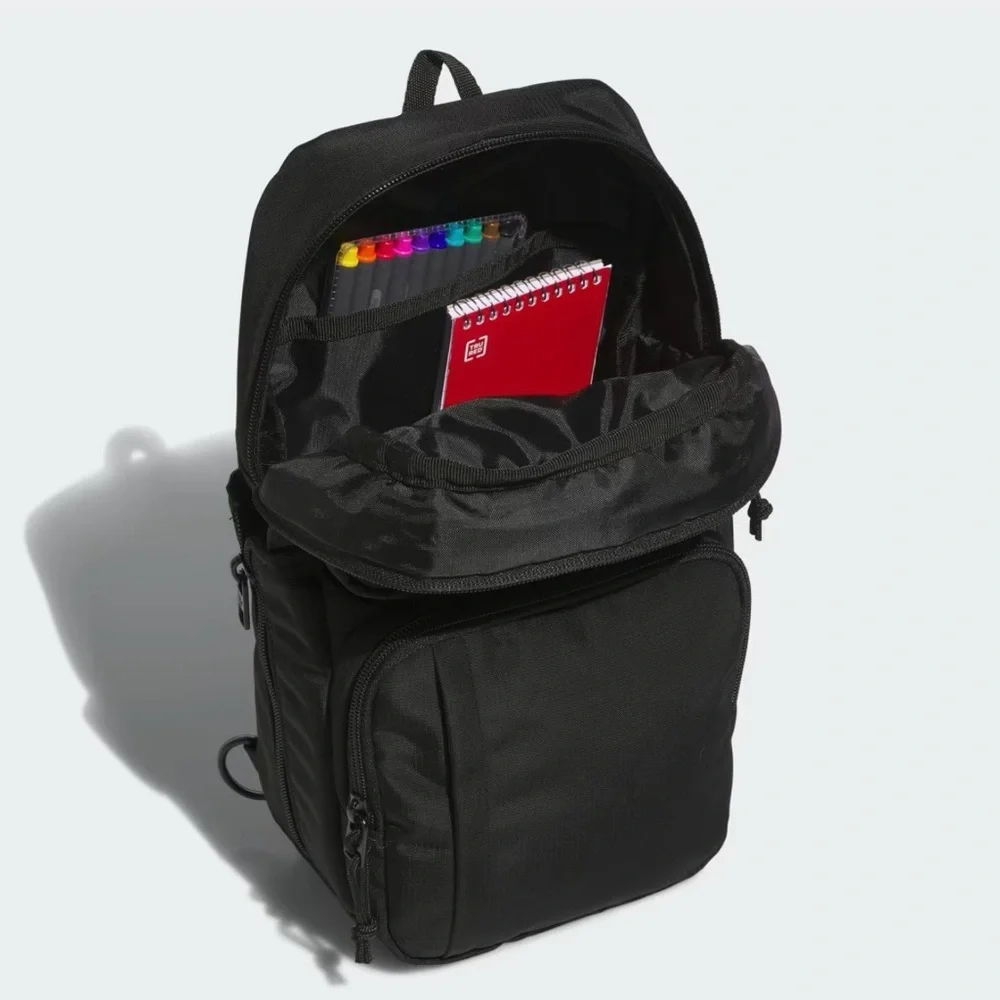 adidas Utility 4 Sling Bag, Men's, Adjustable Strap, Zip Closure, Black